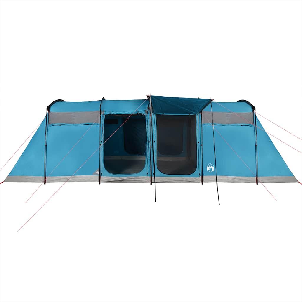 Tente familiale VidaXL tunnel bleue 10 personnes 6/7