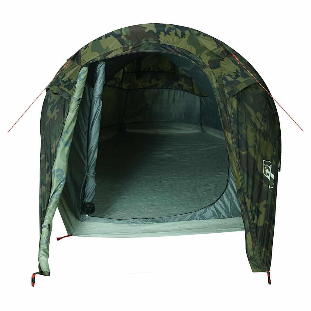 Tenda Tunnel VidaXL 3 Posti Impermeabile Camouflage 6/7