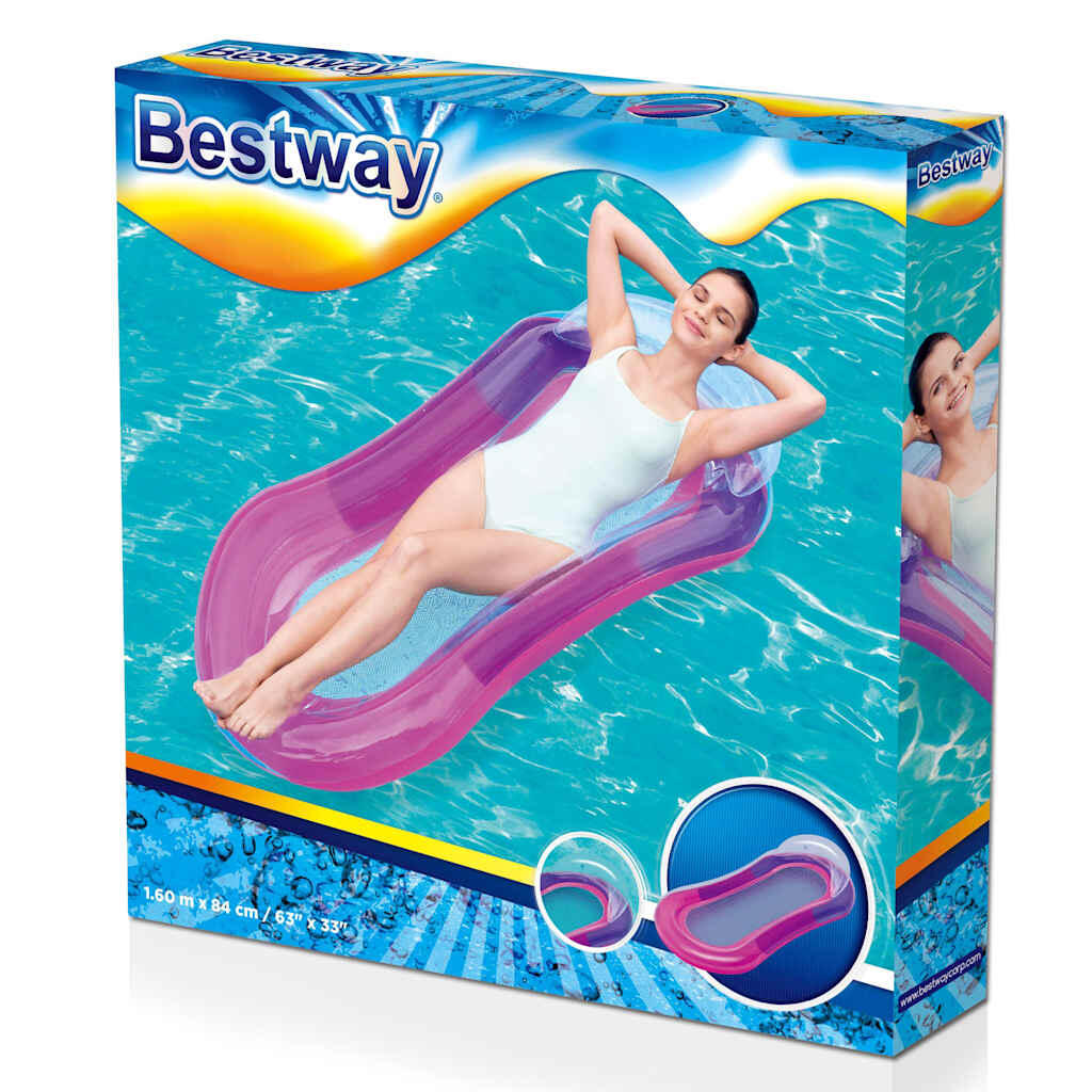 Bestway Chaise longue gonflable de piscine Aqua Lounge 6/6