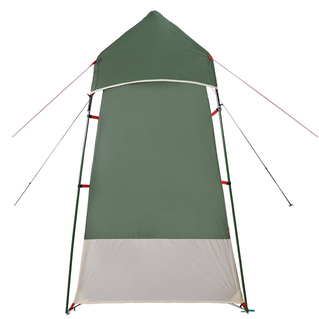 Tente WC et douche VidaXL imperméable verte 121 x 121 x 225 cm 6/7