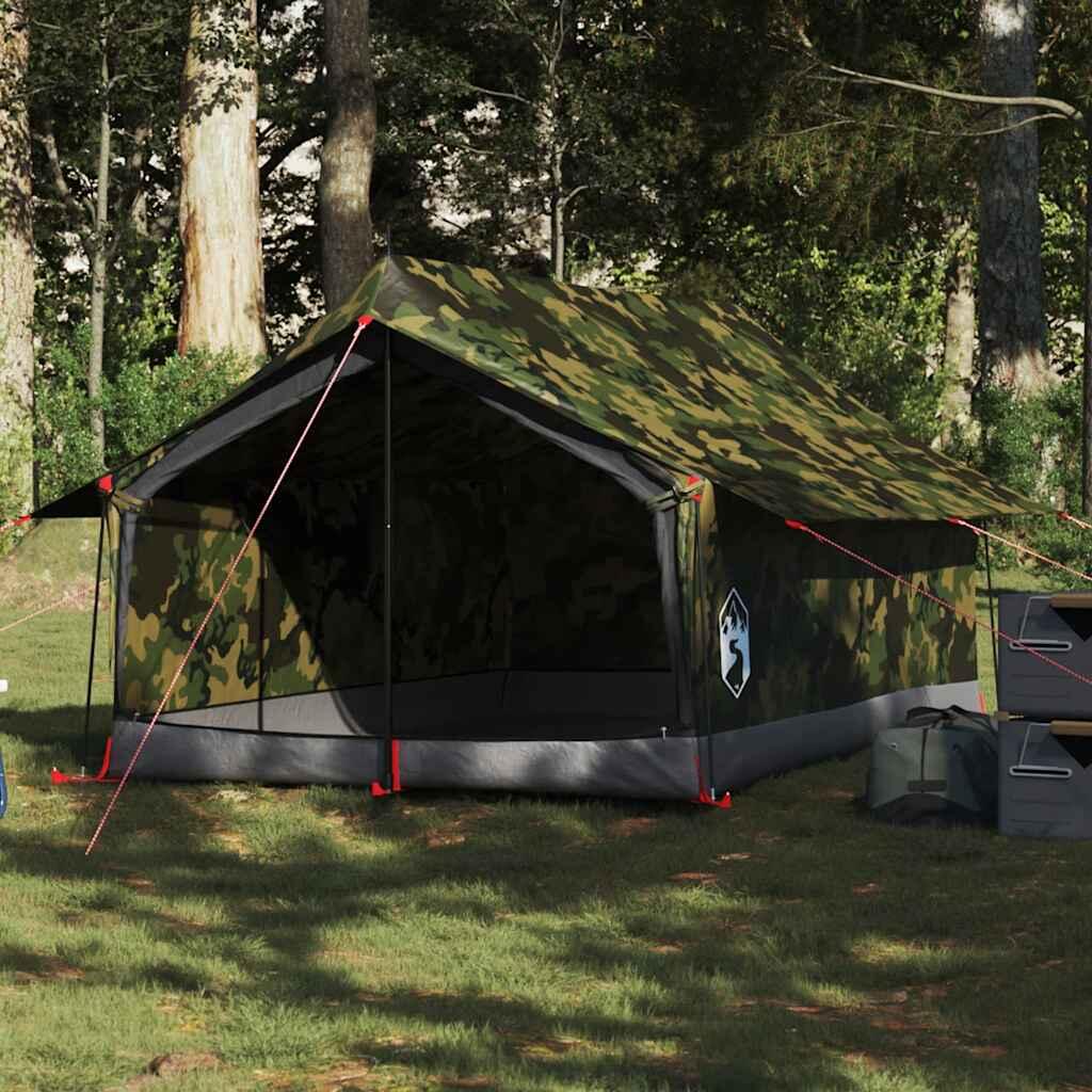 Tenda VidaXL impermeabile per 2 persone camouflage 1/7