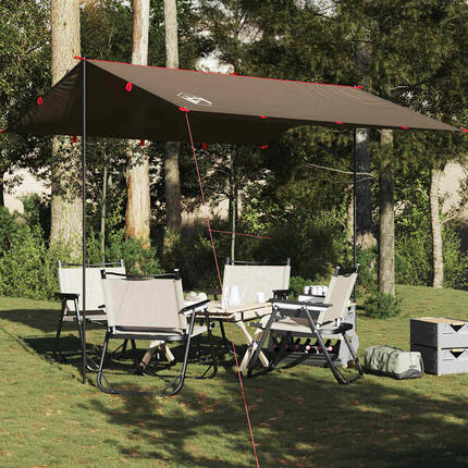 Robuster Vidaxl Camping Baldachin Wasserdicht 306x306 cm Braun