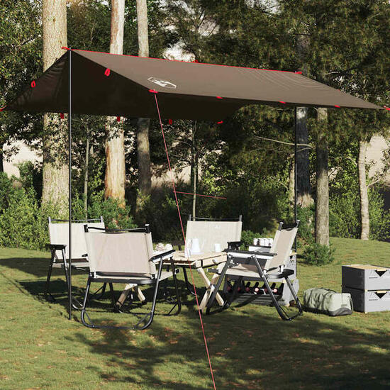 Robuster Vidaxl Camping Baldachin Wasserdicht 306x306 cm Braun