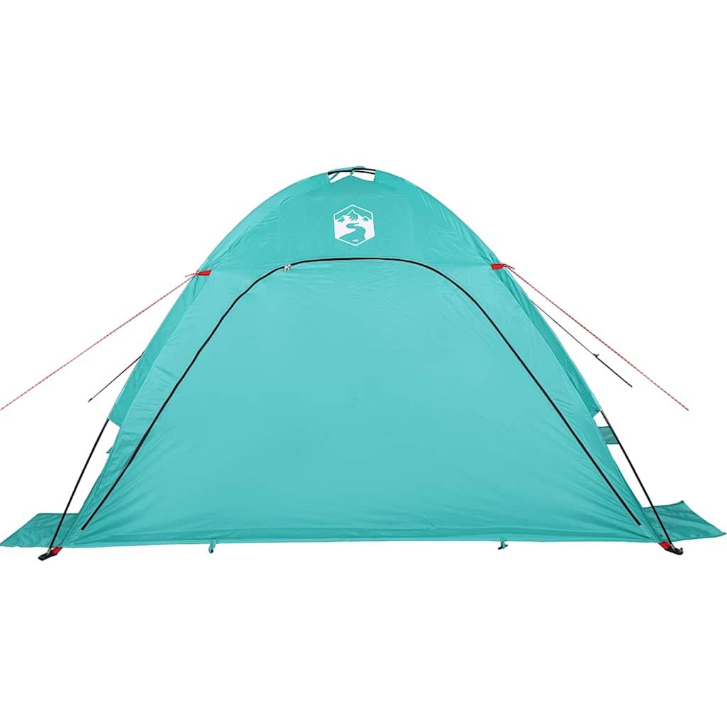 Tente de plage VidaXL imperméable vert marin 7/7