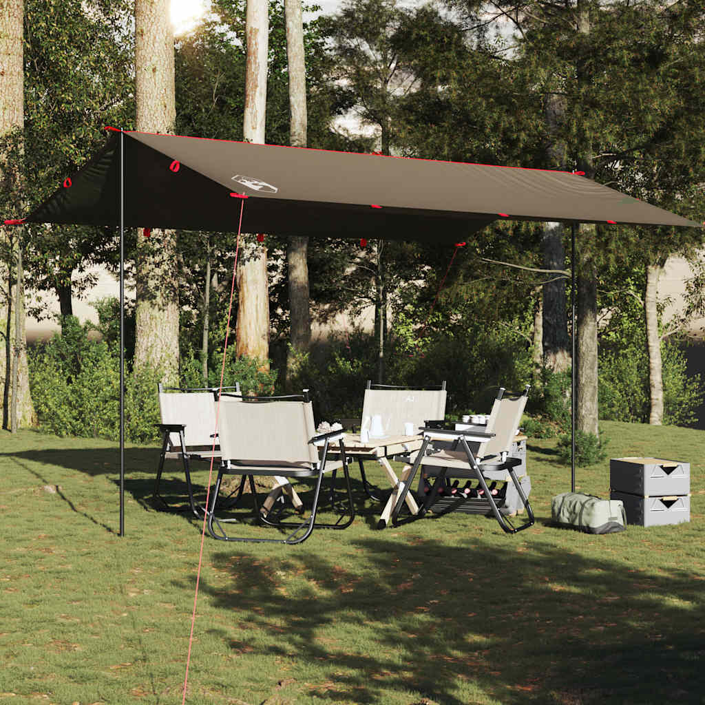 VidaXL tenda da campeggio impermeabile 506 x 306 cm marrone 3/7