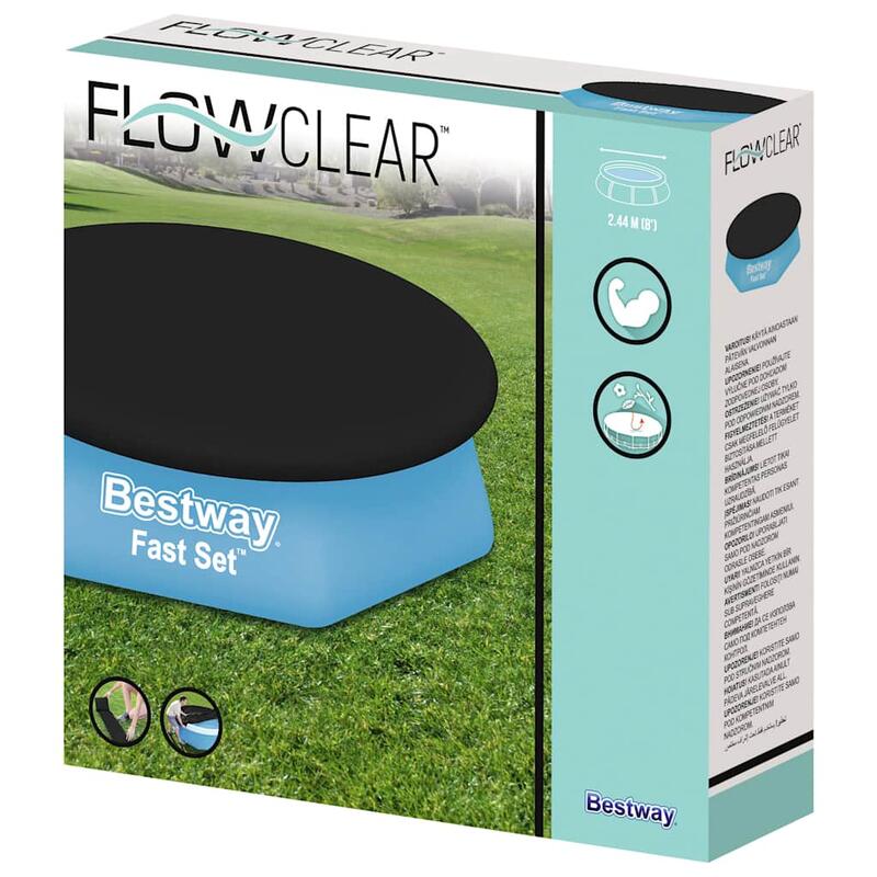 Bestway Couverture de piscine Flowclear Fast Set 240 cm