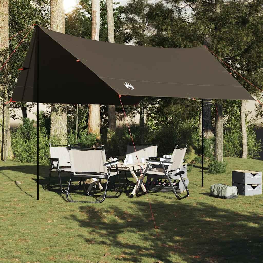 Telo da campeggio impermeabile VidaXL 462x306x211 cm marrone. 3/7