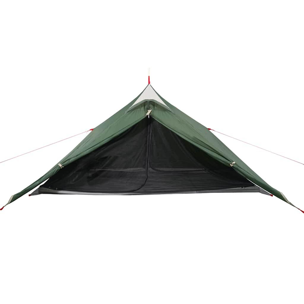 Tente Tipi Imperméable 1 Personne en Vert pour Campeurs Aventureux 6/7