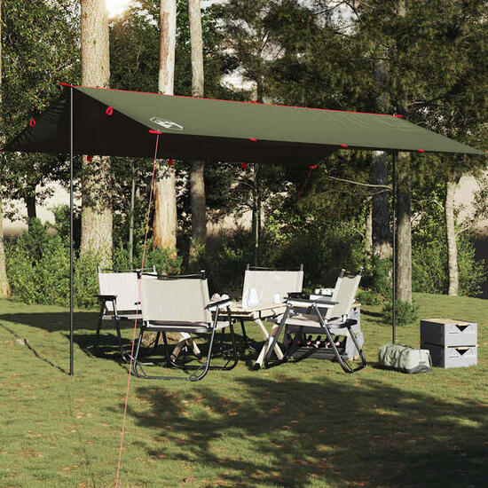 Vidaxx Camping-Markise wasserdicht 506x306 cm olivgrün