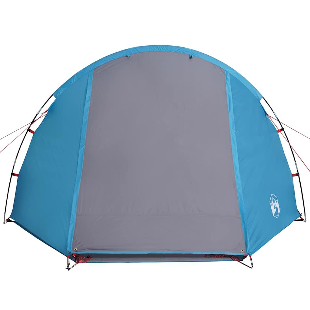 Tente tunnel VidaXL 4 personnes imperméable bleue 6/7