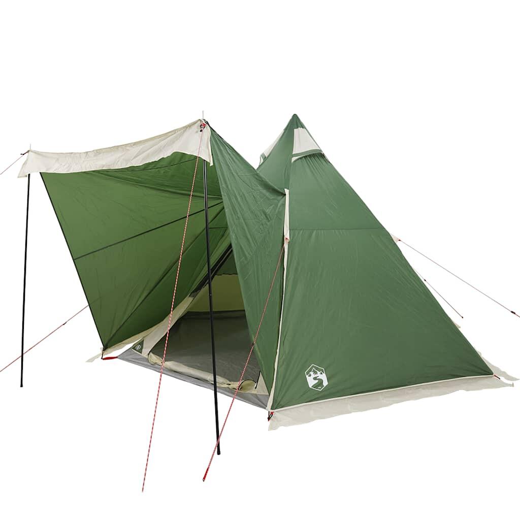 Vidaxl Tipi Imperméable 6 Personnes en Vert 3/7