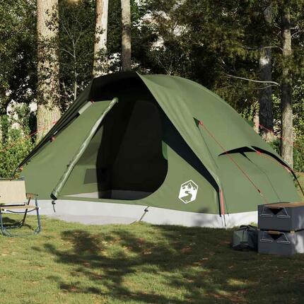 Vidaxl Tente Dôme 6 Personnes - Étanche Olive