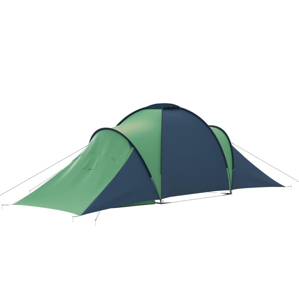 Tente Vidaxl 6 Personnes en Bleu et Vert pour vos Séjours en Camping 6/7