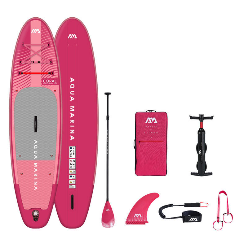 paddleboard AQUA MARINA Coral 10'2'' RASPBERRY RASPBERRY