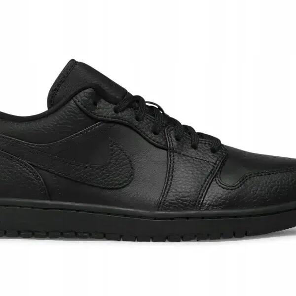 Men - Shoes - Low-top, Triple Black - Air Jordan 1 Low