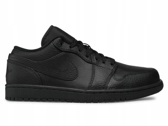 Sportschoenen Air Jordan 1 Low Triple Black 3/7