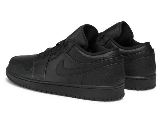 Sportschoenen Air Jordan 1 Low Triple Black 4/7