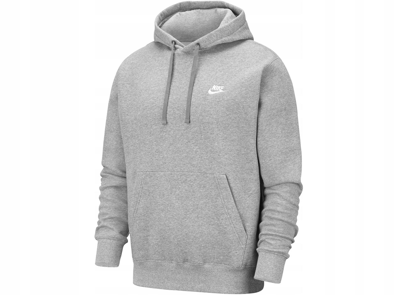 Sudadera con capucha Felpa Nike Sportswear Club gris 6/7