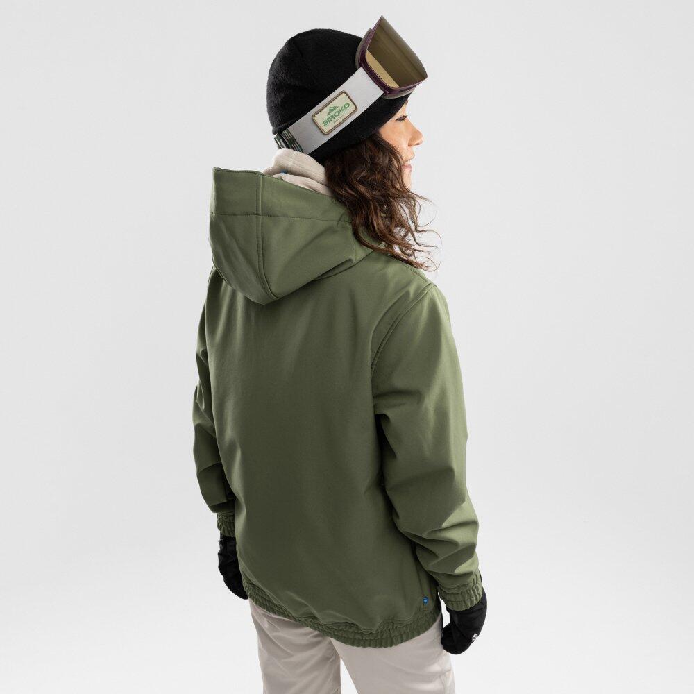 Veste snowboard femme Sports d'hiver W3-W Robson Vert 6/8