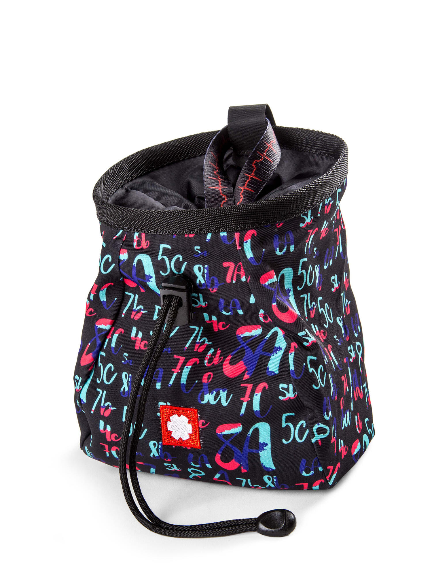 Sak-Magnésium Ocún Lucky – Schwarz, leichtes Polyester, Gürtel & Ring 2/2