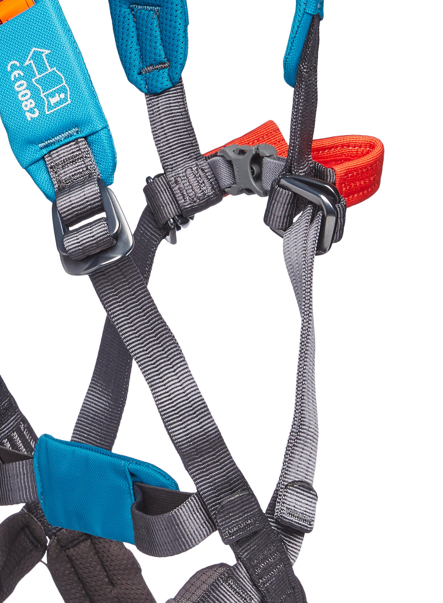Imbrago bambino Black Diamond Momentum blue/gray, regolabile 6/7