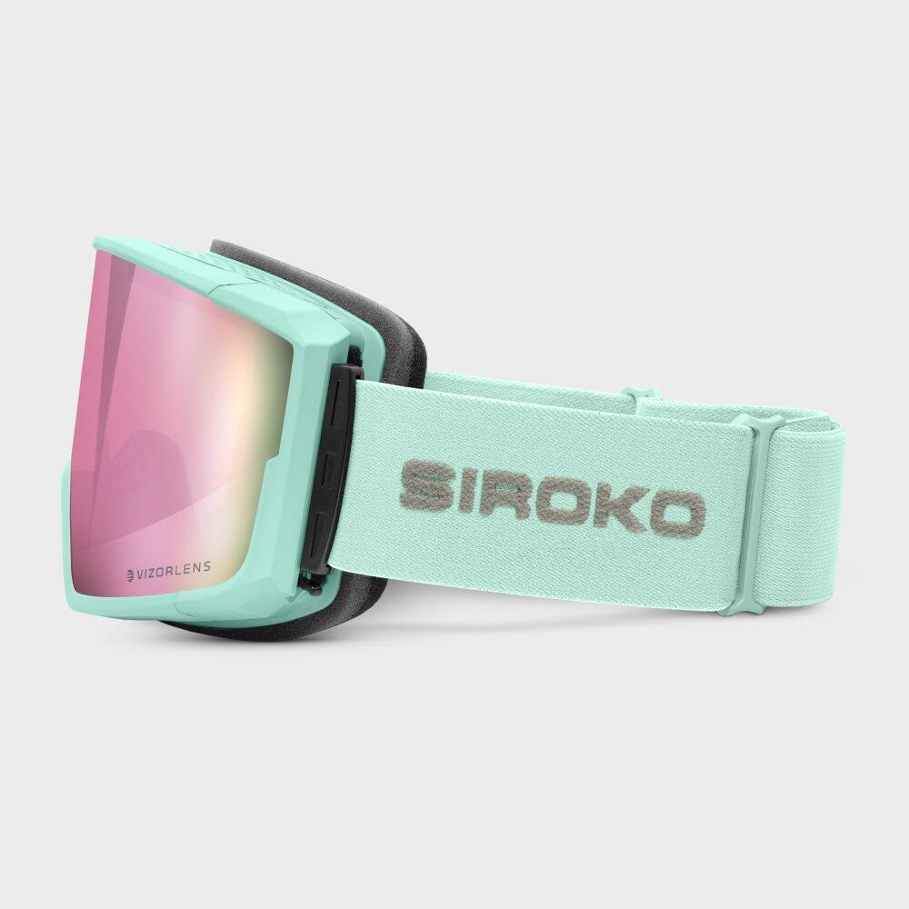 Heren en Dames Wintersport Snowboard- en skibril G3 Gulmarg Groen Heren en Dames Wintersport Snowboard- en skibril G3 Gulmarg Groen