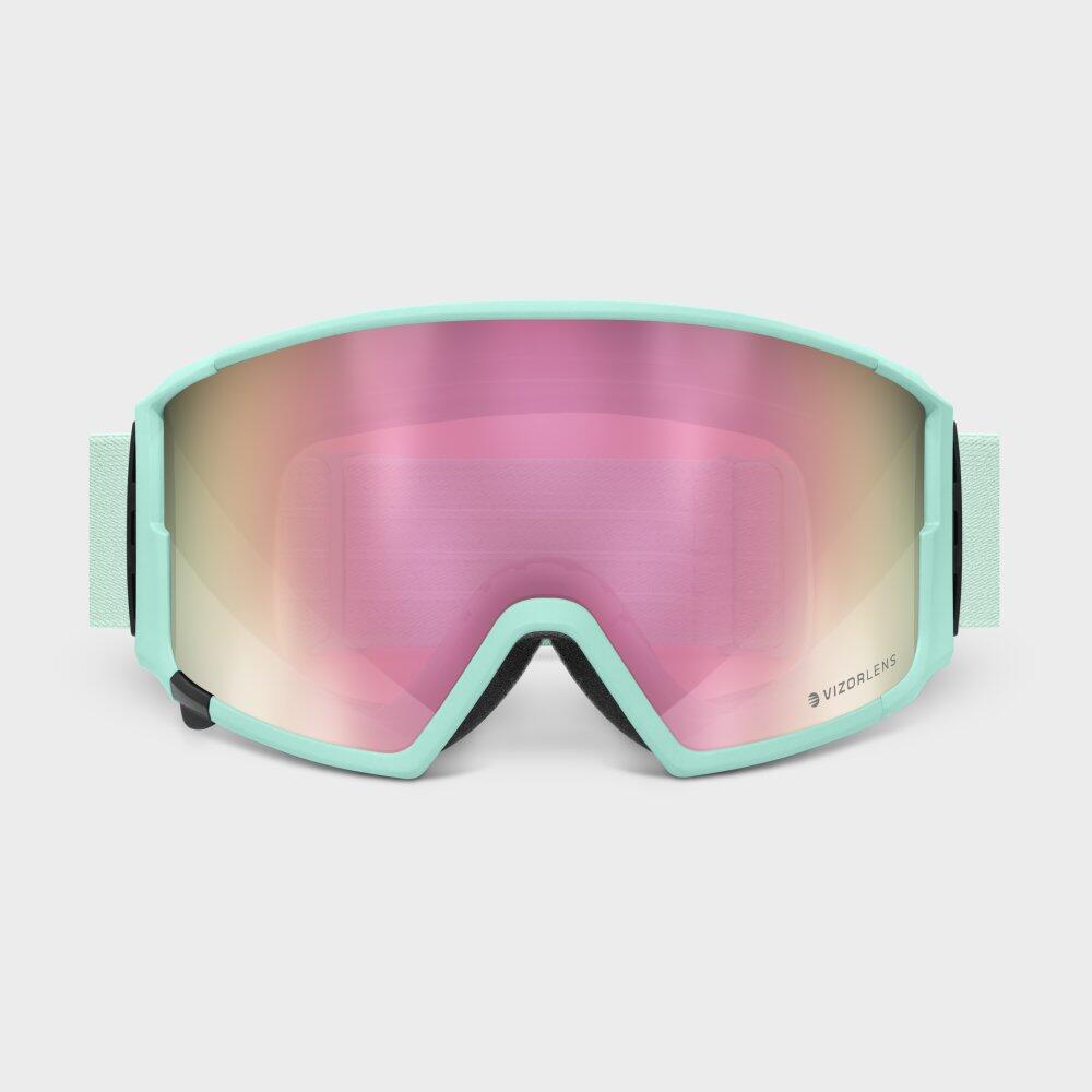 Herren und Damen Wintersport Snowboard- und Skibrille G3 Gulmarg Grün 2/7