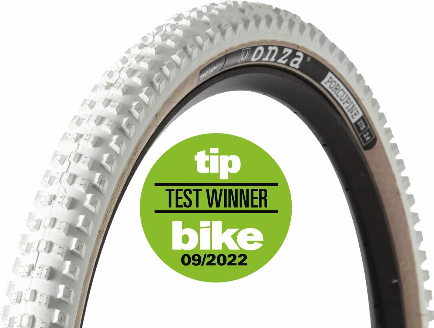 ONZA Porcupine 27.5x2.40 Inch Vouwband - Wit/Skinwall