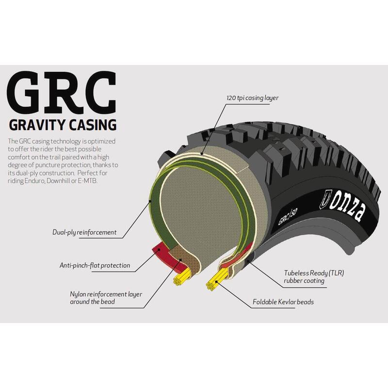 Pneus VTT PORCUPINE RC pour Enduro, Gravity, E-MTB 29x2.50 GRC120