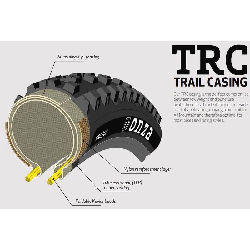 Porcupine 29x2.60 Inch Folding Tyre - Black/Skinwall