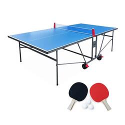 Table de ping pong INDOOR bleue pliable| sweeek