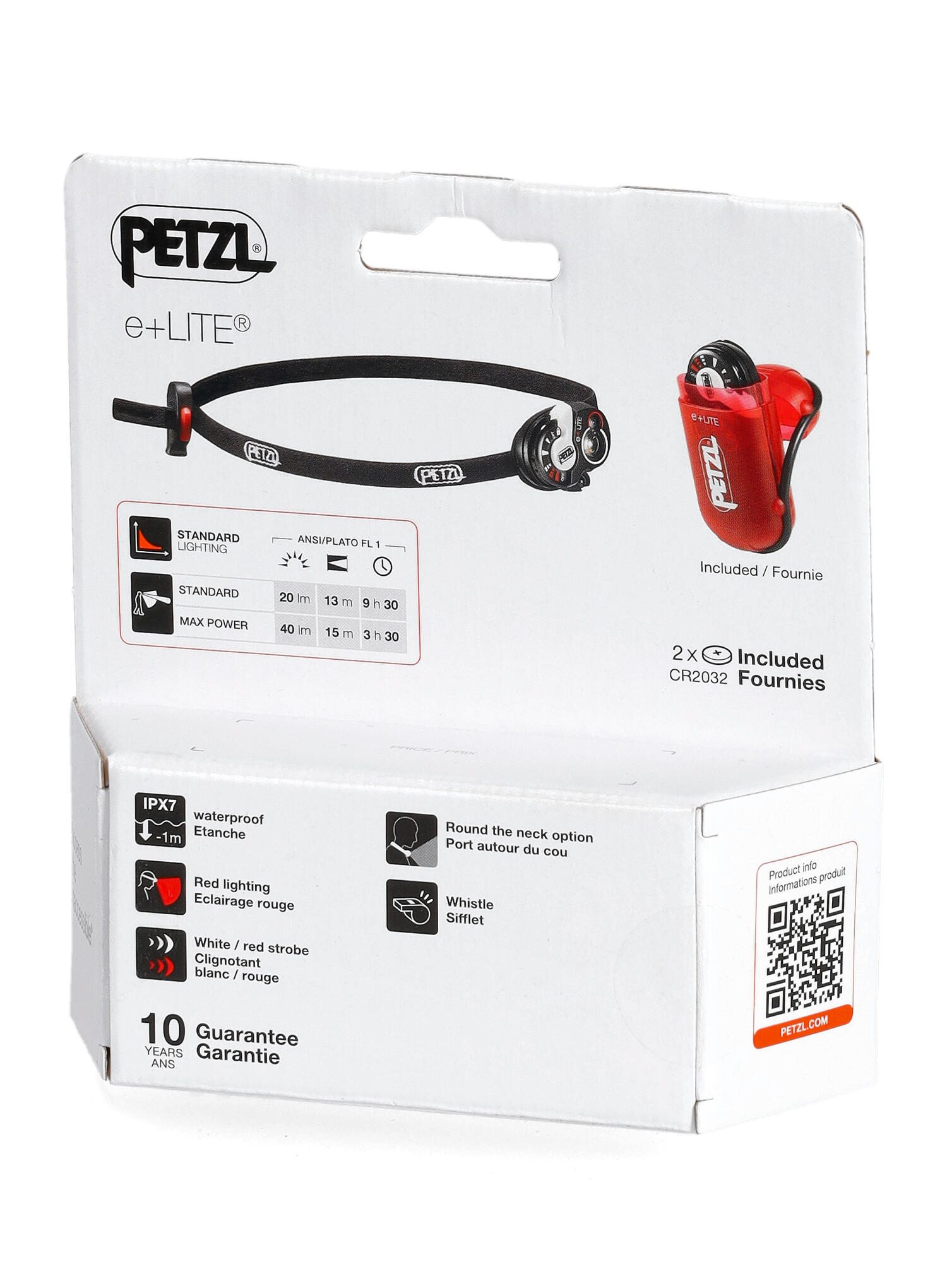 Emergency light with headband Petzl E+lite2 5/7