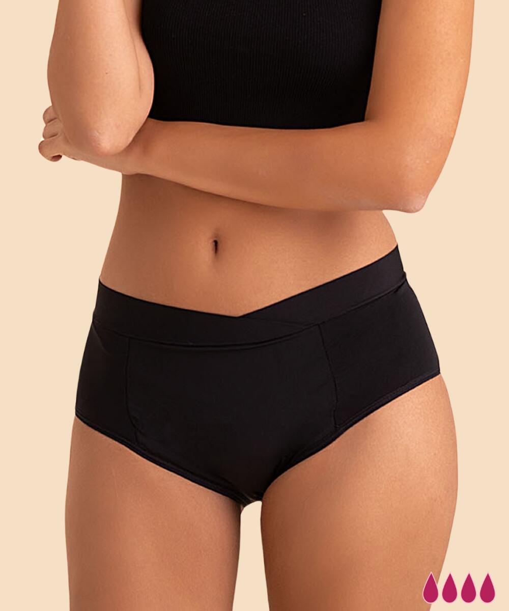 ANAISSA Cuecas menstruais orgânicas laváveis de algodão orgânico, Chantell
