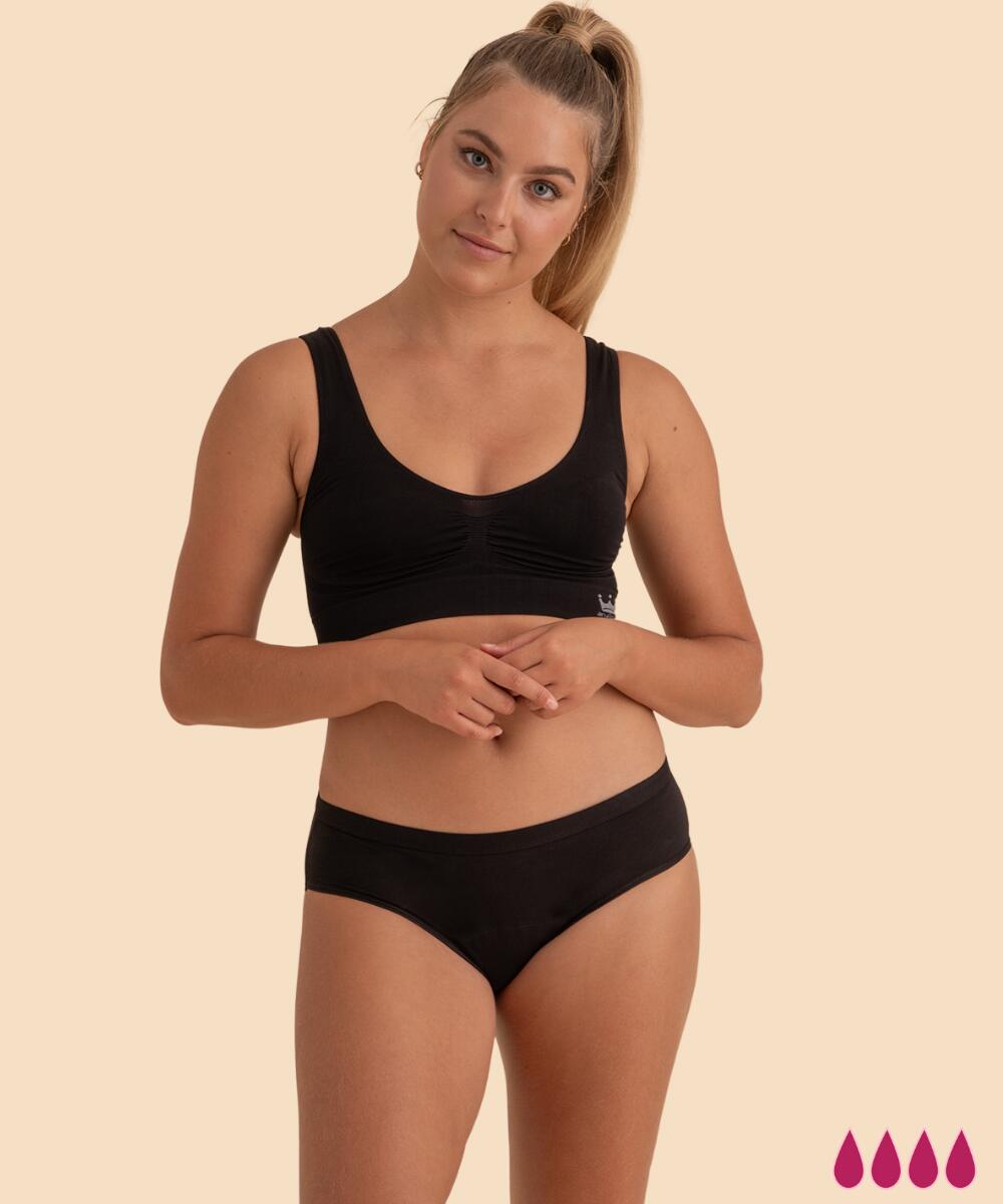 ANAISSA Cueca menstrual de alta absorção para treino- Anaissa