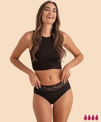 Culotte menstruelle flux abondants en coton Lola