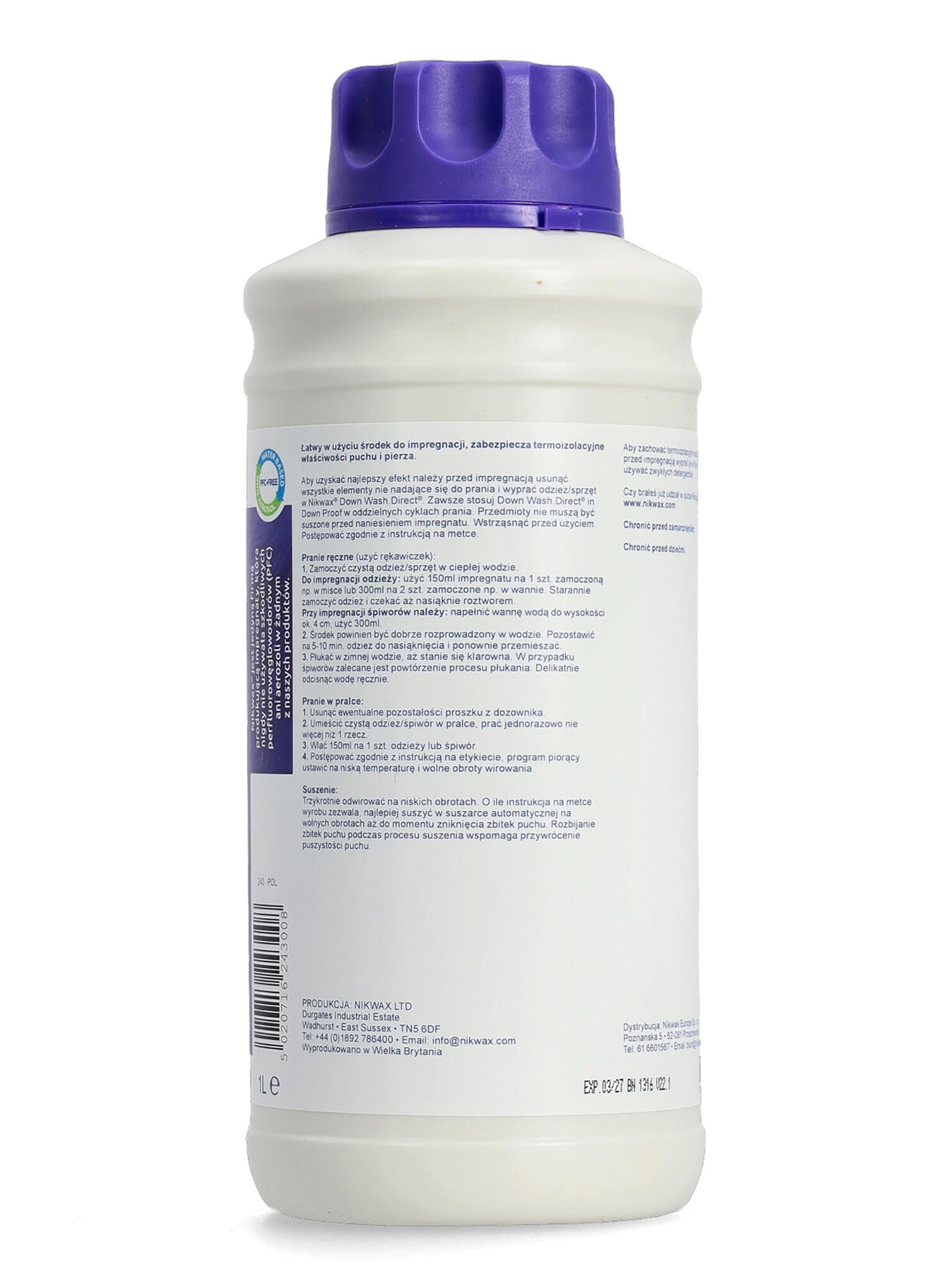 Impregnat Nikwax Down Proof 1 L 4/6