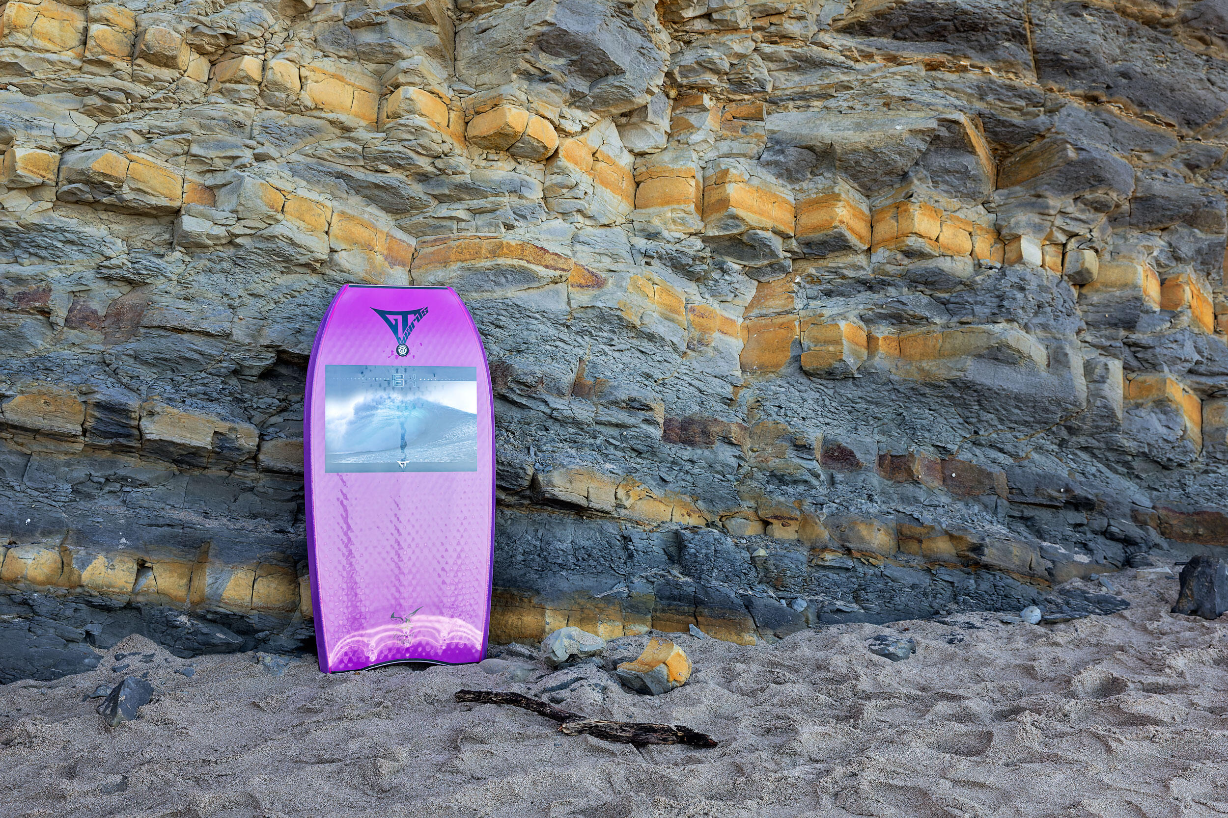 Tabla de bodyboard GT, Daniel Fonseca, Violeta/Violeta 40,5" 3/3