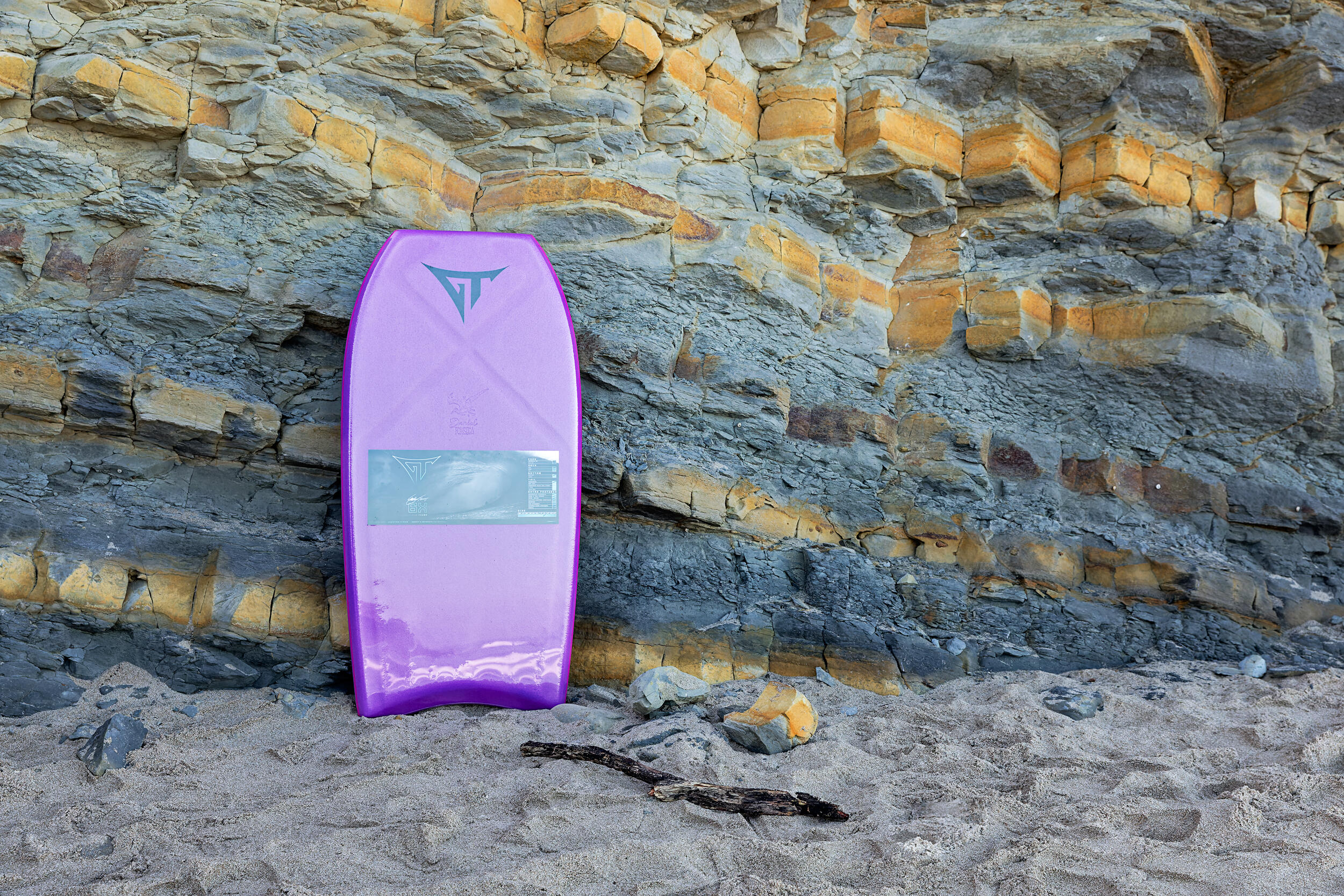 Tabla de bodyboard GT, Daniel Fonseca, Violeta/Violeta 40,5" 2/3