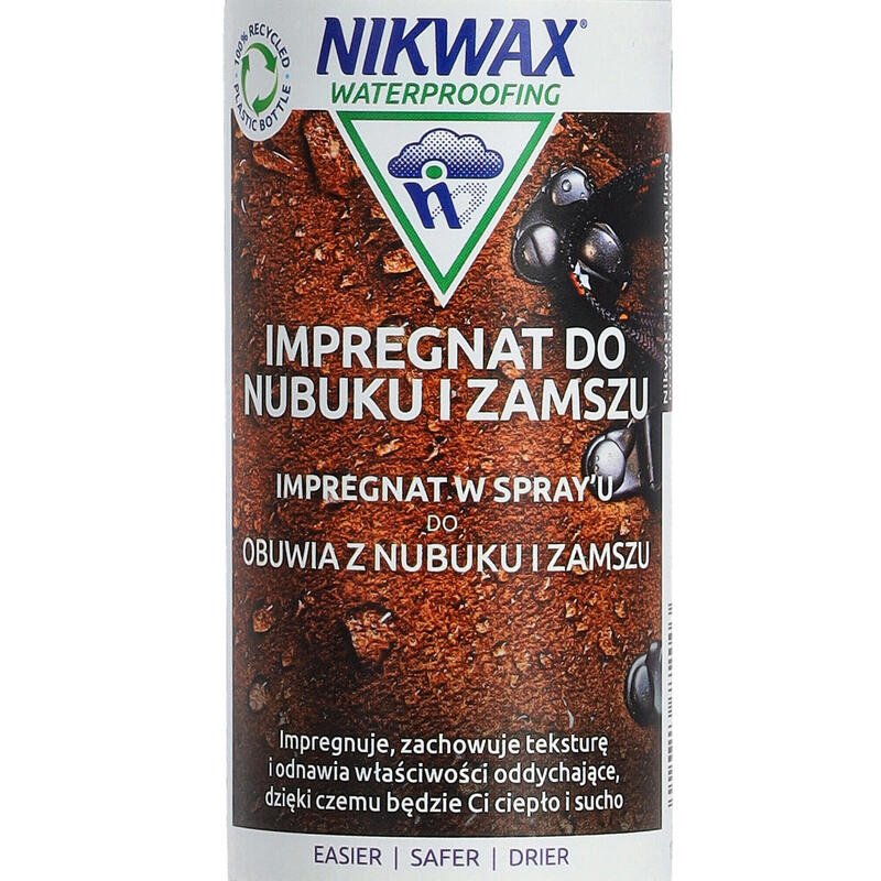 Zestaw do impregnacji i czyszczenia obuwia z nubuku i zamszu Nikwax 2 x 125 ml