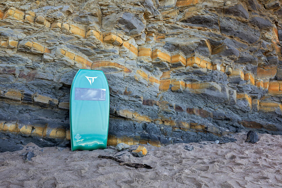 Deska Bodyboard GT Mega-T Elements Air PP Steel Green/Biały Grafika