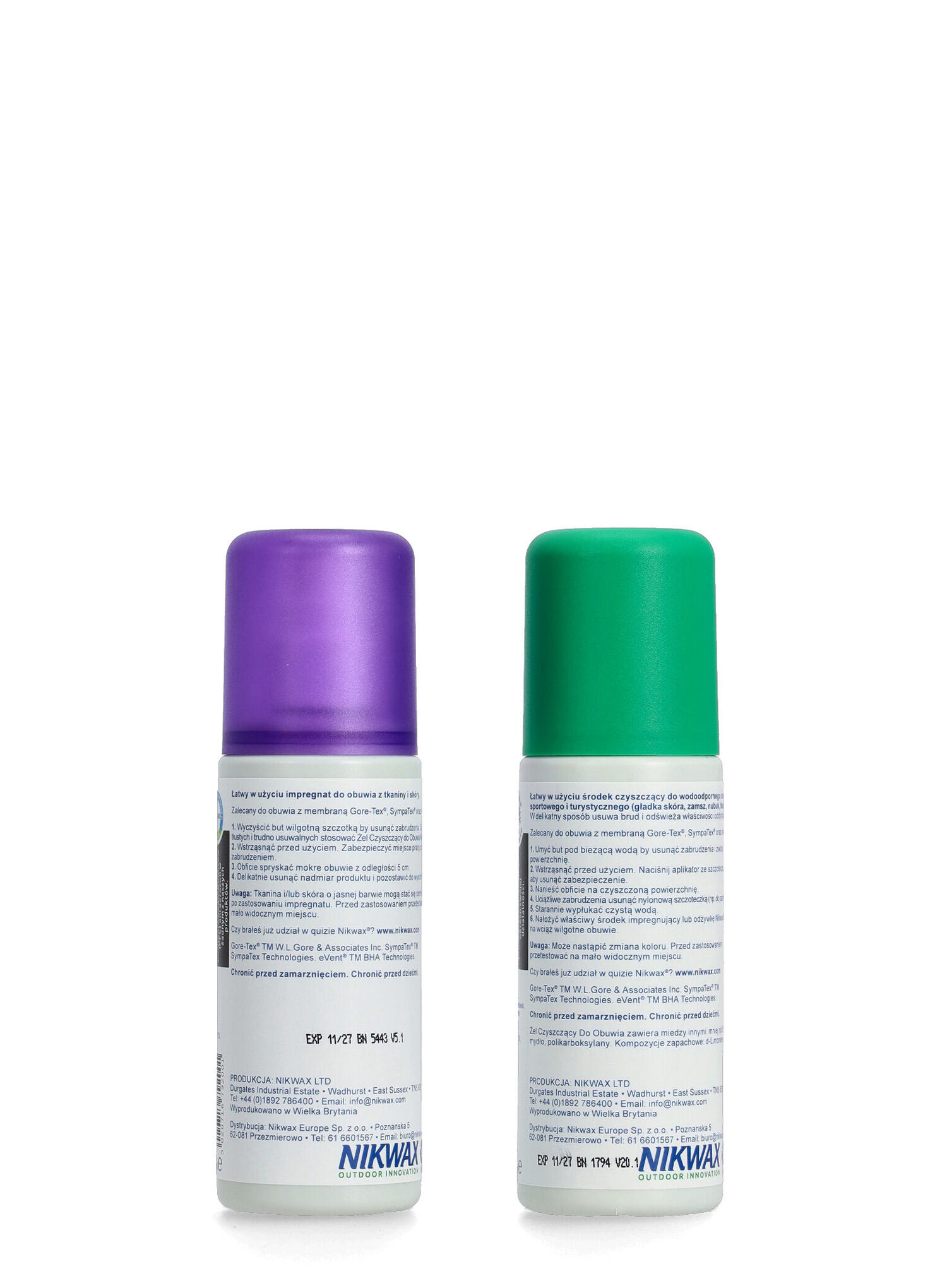 Zestaw do czyszczenia i impregnacji obuwia z tkanin i skóry Nikwax 2 x 125 ml 2/4