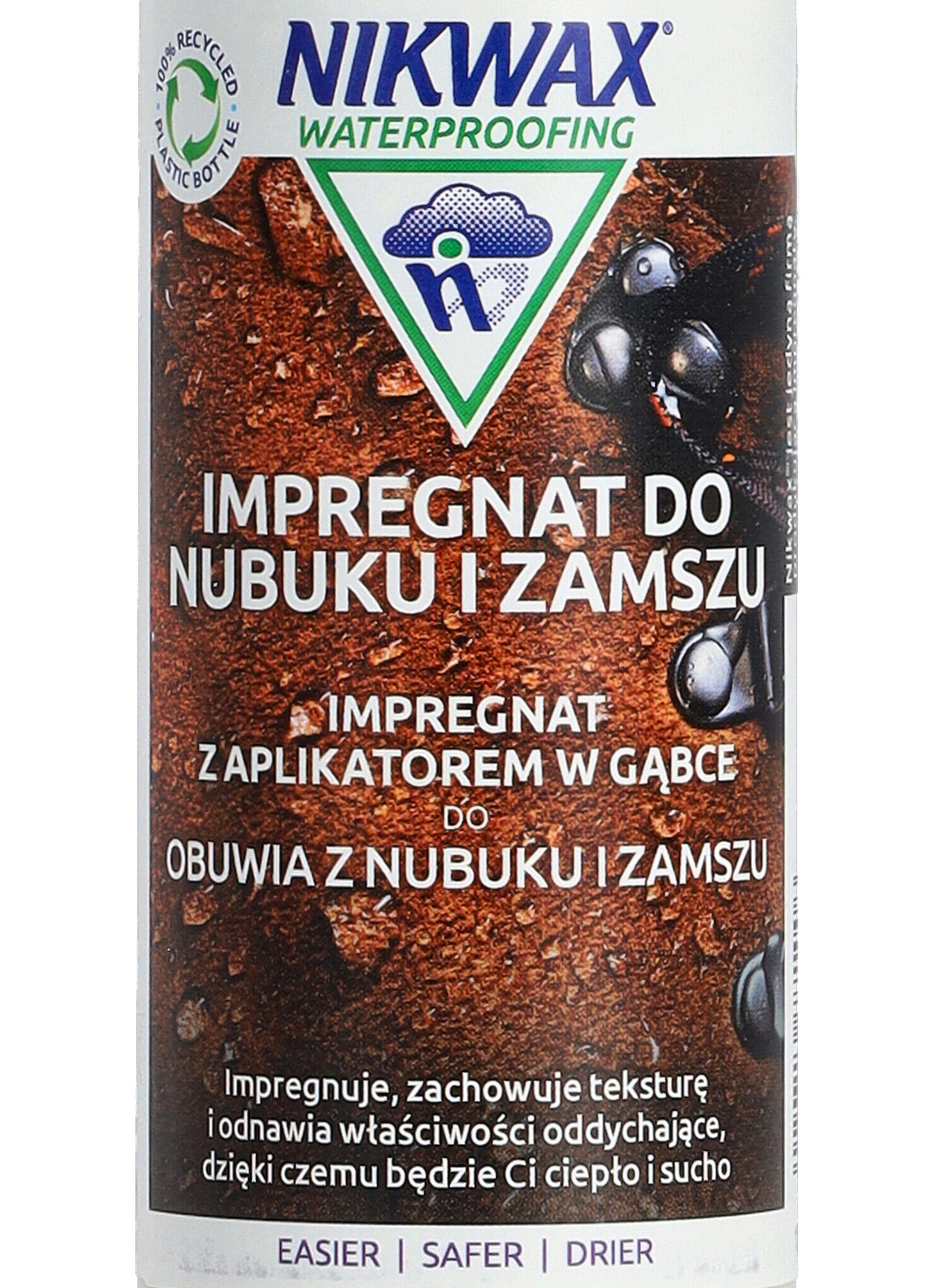 Imperméabilisant pour chaussures NUBUCK & SUEDE PROOF en applicateur 3/4
