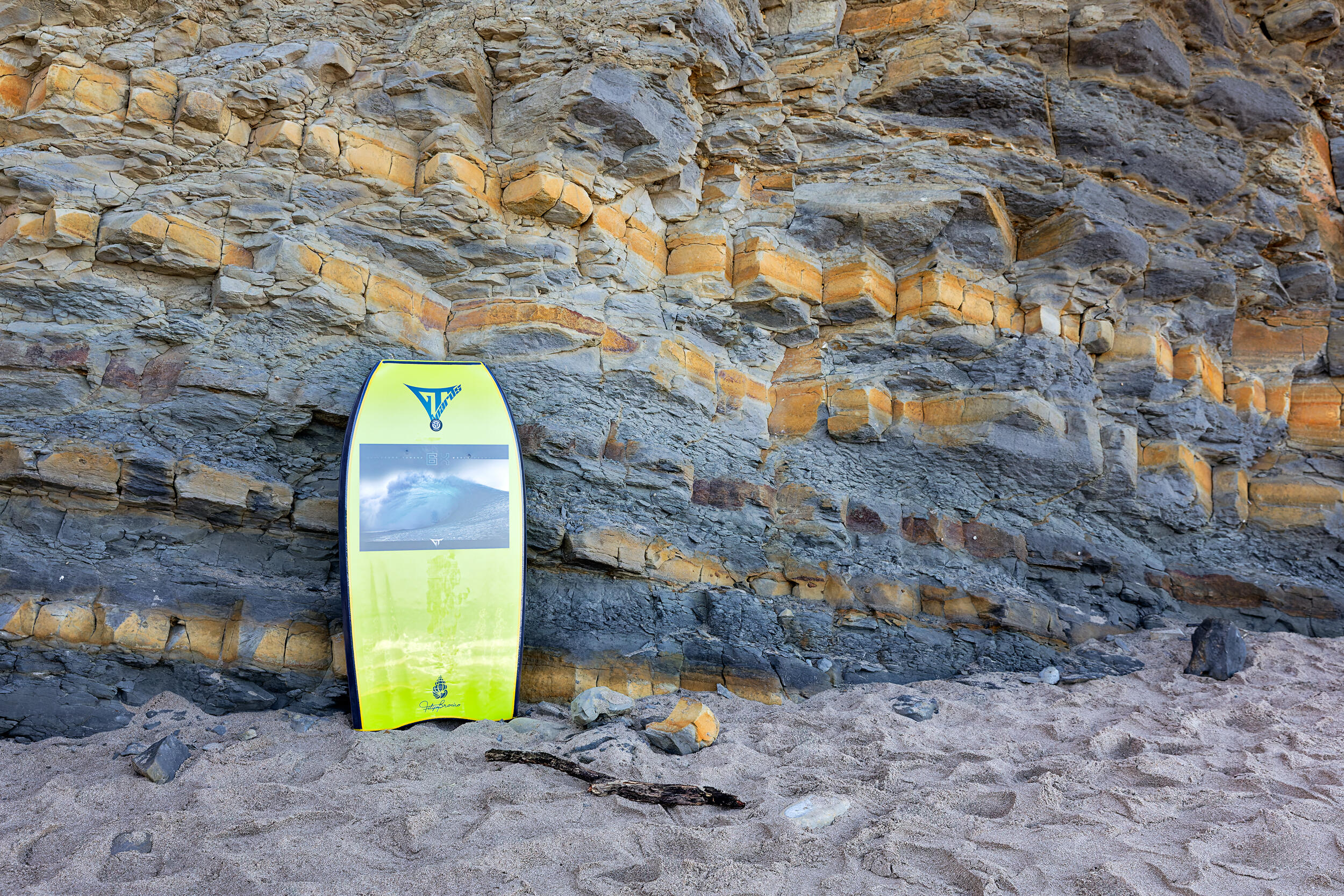 Tavola Bodyboard GT, Filipa Broeiro, limone/limone 39" 3/3
