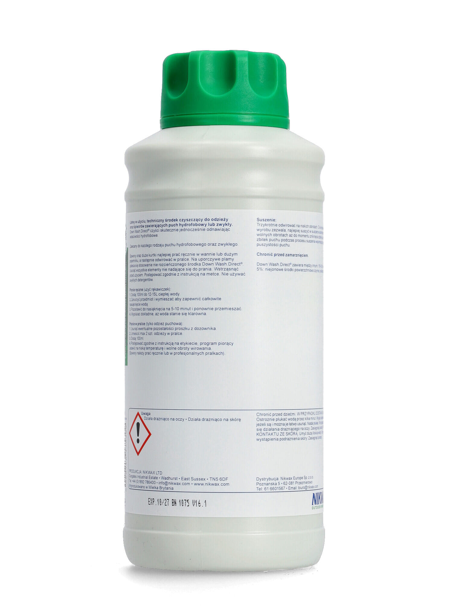 Lessive technique pour articles en duvets et/ ou plumes DOWN WASH DIRECT 1L 2/4