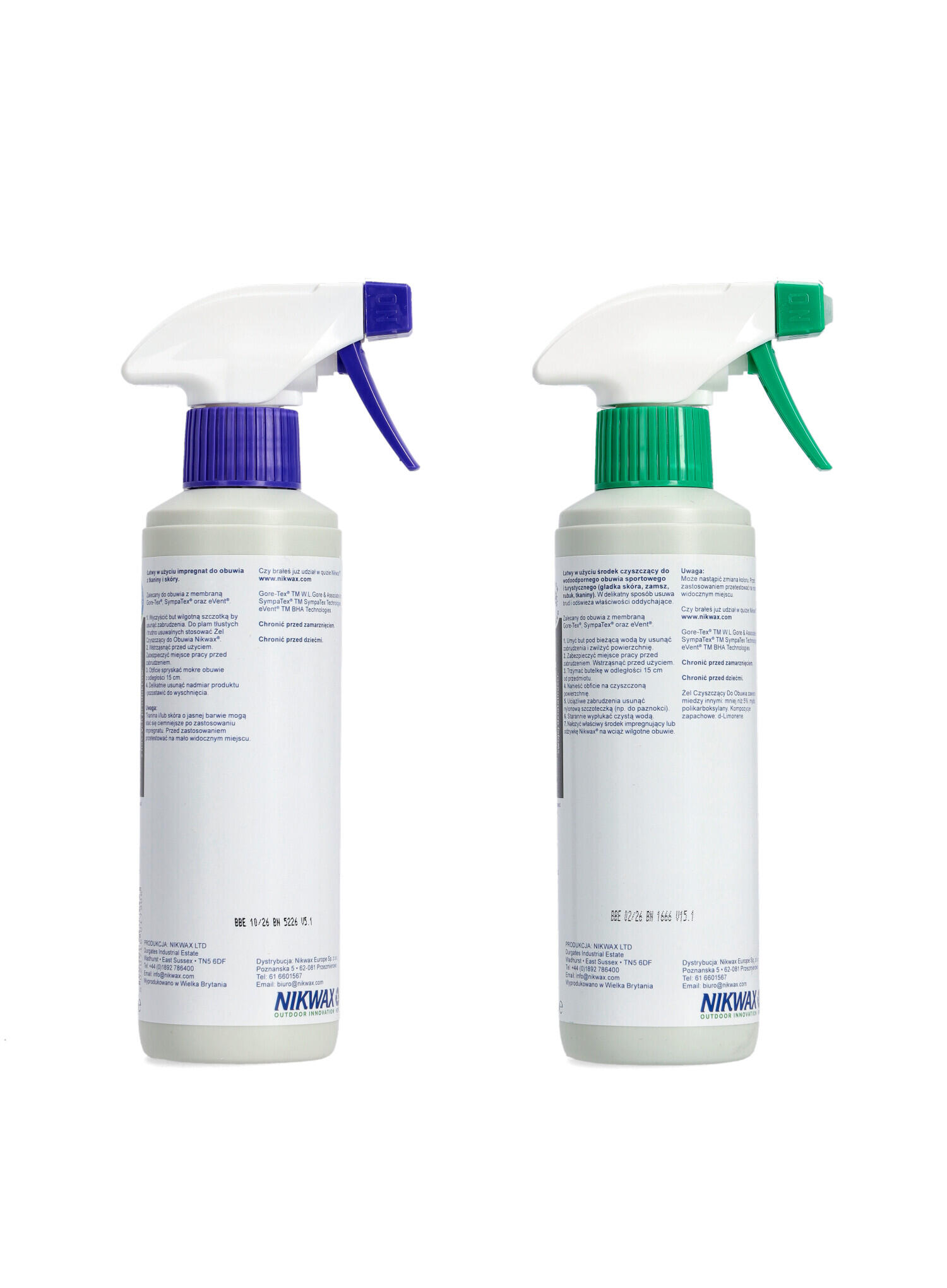 Set Per La Pulizia Delle Scarpe Nikwax Tessuti/Pelle Atomizzatore + Gel 2X300Ml 2/2