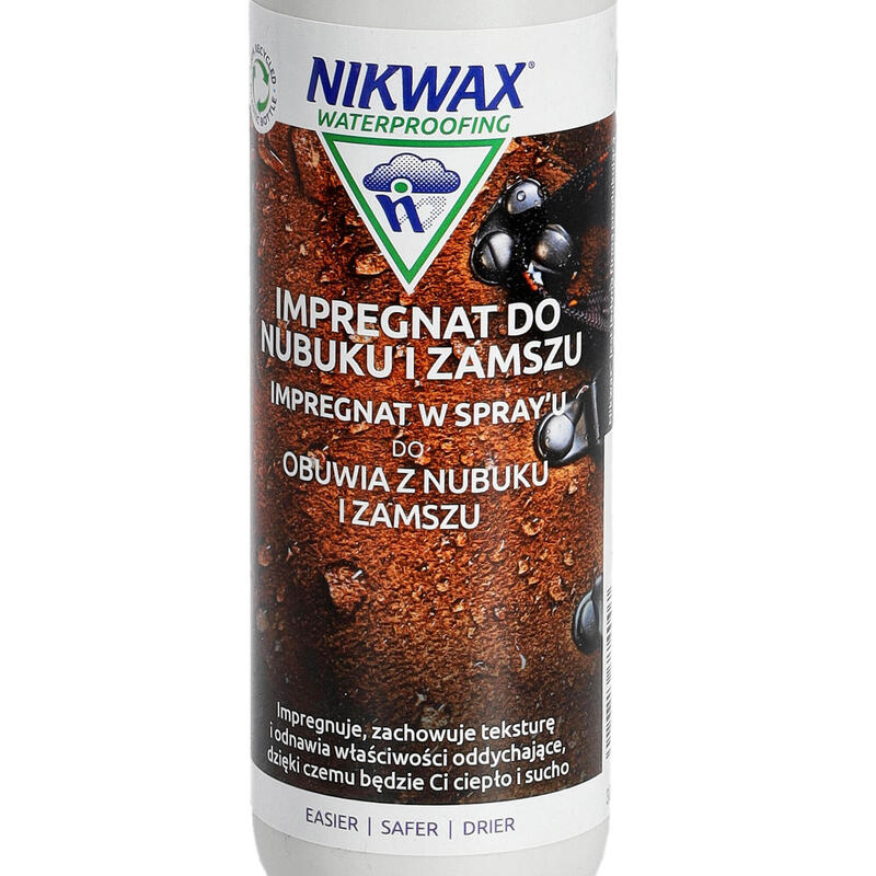 Impregnat do butów z nubuku i zamszu Nikwax 300 ml atomizer