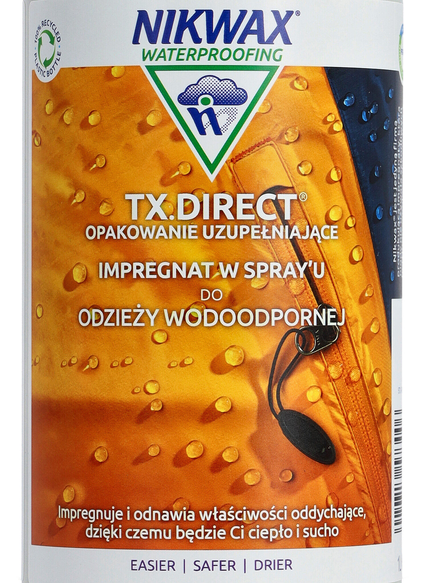 Impregnat do odzieży Nikwax TX Direct 1 L atomizer  uzupełnienie 3/4