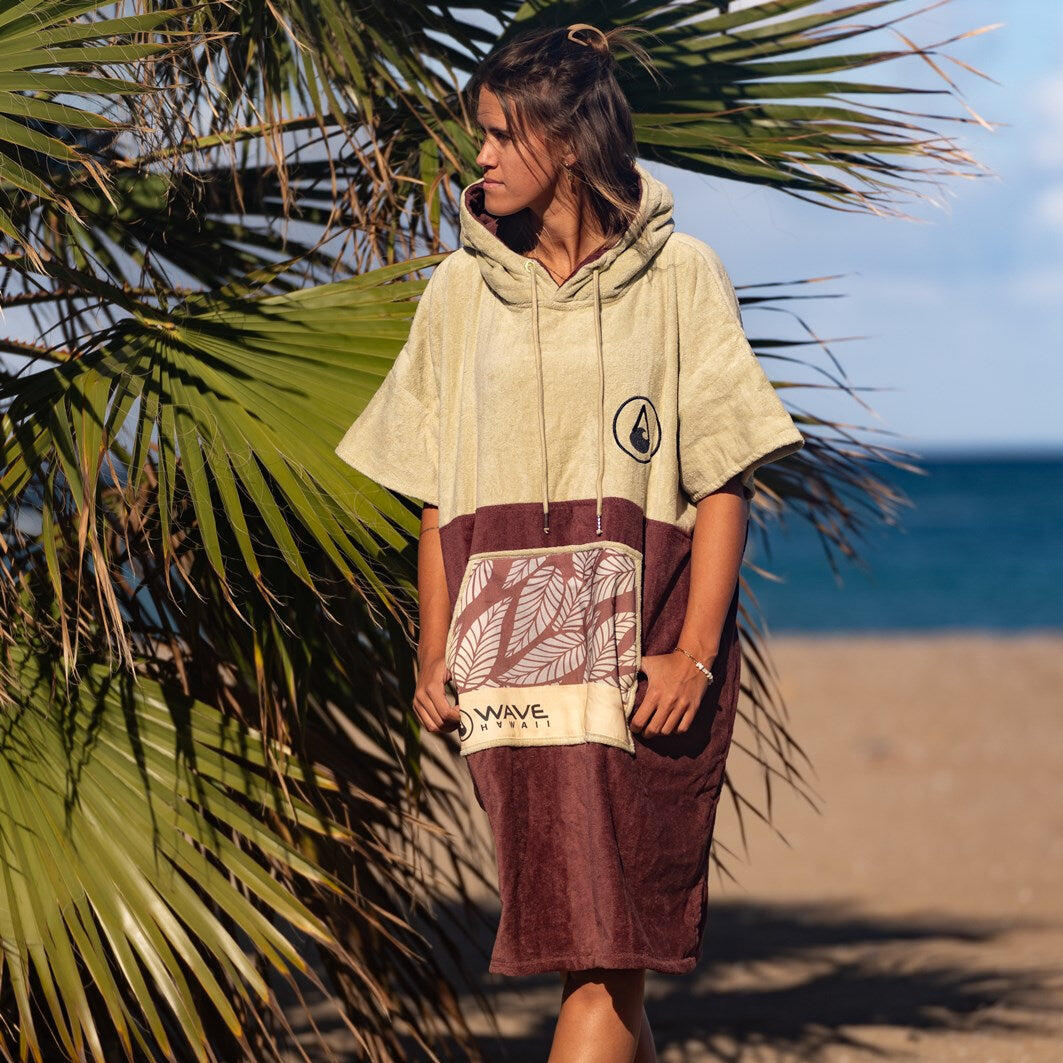 Poncho Wave Hawaii Poncho Leevs, Cotton Velours L WH4060 Multicolore 105 x 80 cm 4/7