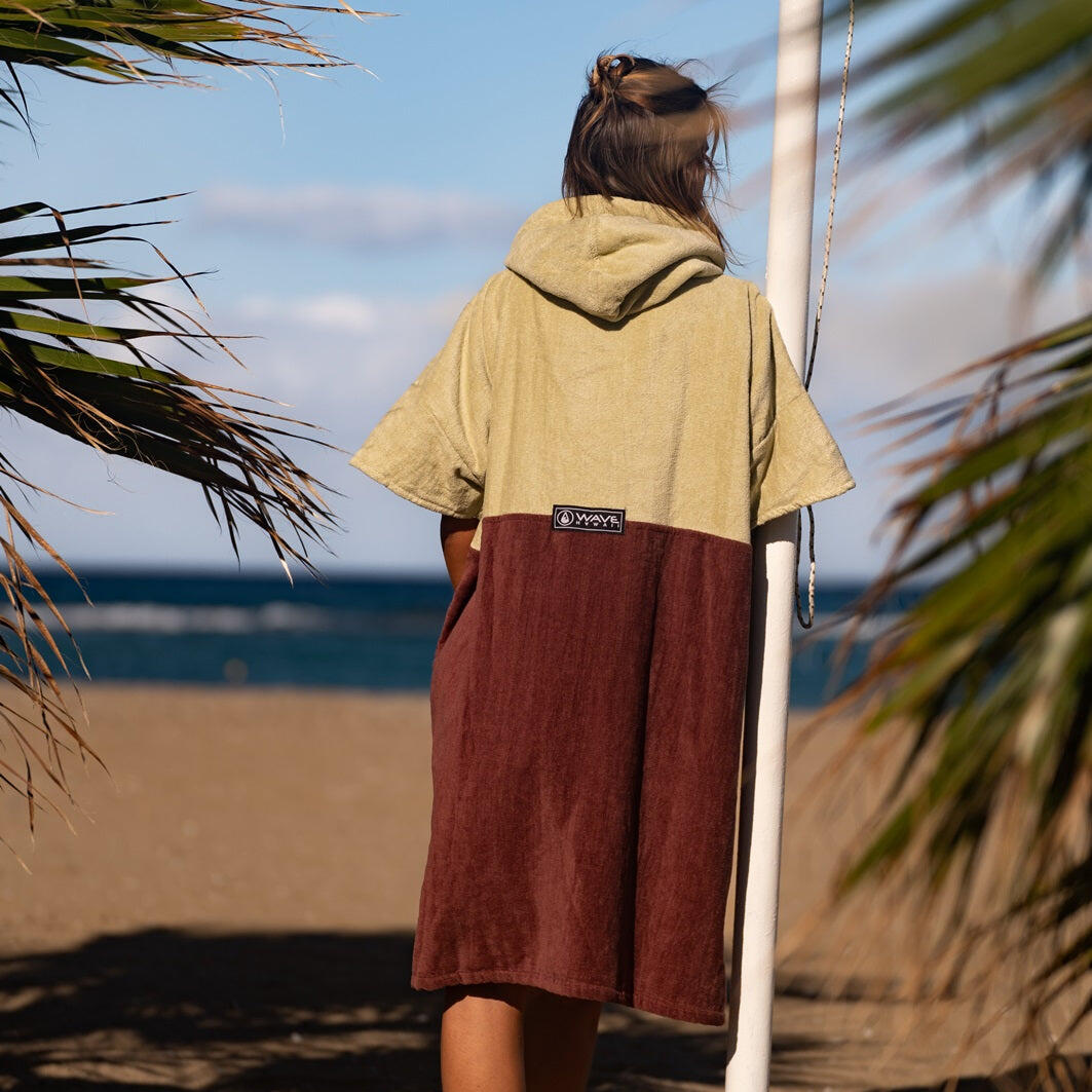 Poncho Wave Hawaii Poncho Leevs, Cotton Velours L WH4060 Multicolore 105 x 80 cm 7/7