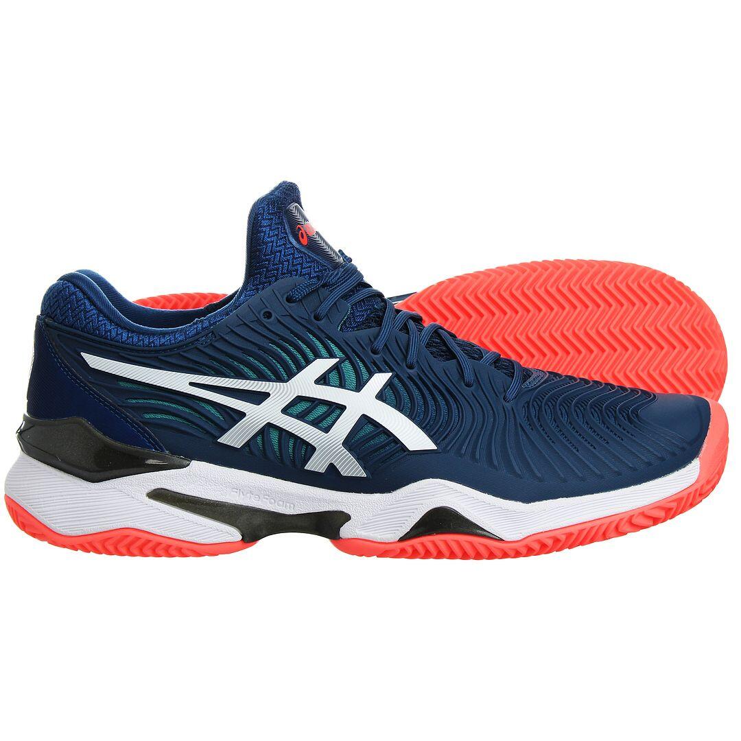 Asics Court FF 2 Clay Tennis Mens Blue Trainers | Decathlon